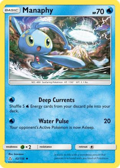 Manaphy (42) [SM - Ultra Prism] Reverse Holofoil - Deck Out Gaming