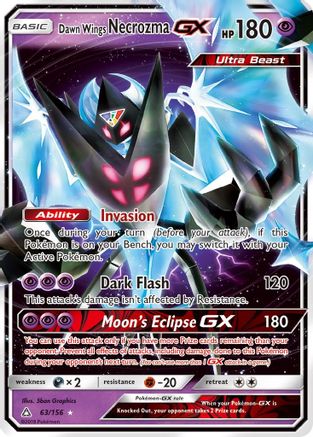 Dawn Wings Necrozma GX (63) [SM - Ultra Prism] Holofoil - Deck Out Gaming