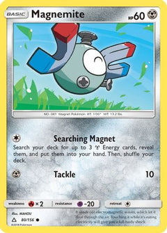 Magnemite (80) (80) [SM - Ultra Prism] Reverse Holofoil - Deck Out Gaming