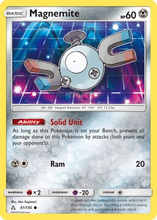 Magnemite (81) (81) [SM - Ultra Prism] Reverse Holofoil - Deck Out Gaming