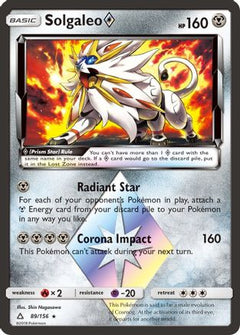 Solgaleo Prism Star (89) [SM - Ultra Prism] Holofoil - Deck Out Gaming