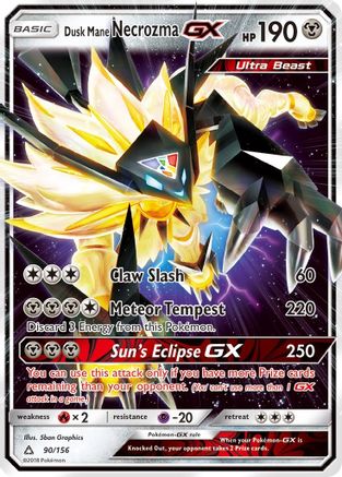 Dusk Mane Necrozma GX (90) [SM - Ultra Prism] Holofoil - Deck Out Gaming