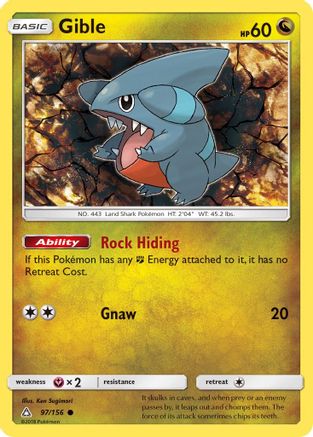 Gible (97) (97) [SM - Ultra Prism] - Deck Out Gaming
