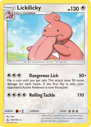 Lickilicky (103) [SM - Ultra Prism] Reverse Holofoil - Deck Out Gaming