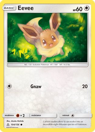 Eevee (104) (104) [SM - Ultra Prism] Reverse Holofoil - Deck Out Gaming
