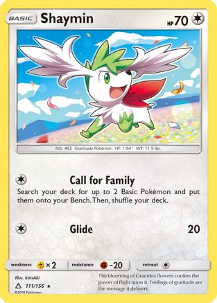 Shaymin (111) (111) [SM - Ultra Prism] Reverse Holofoil - Deck Out Gaming