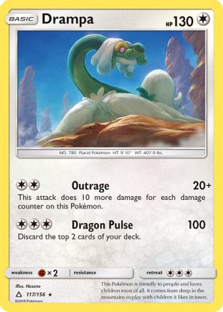 Drampa (117) [SM - Ultra Prism] Reverse Holofoil - Deck Out Gaming