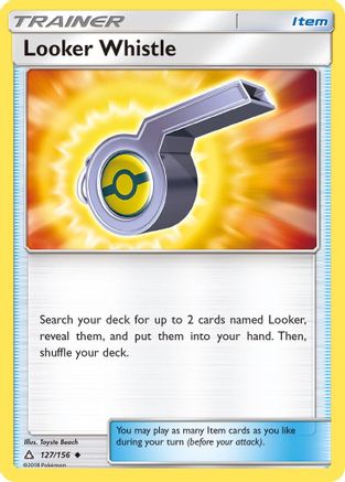 Looker Whistle (127) [SM - Ultra Prism] Reverse Holofoil - Deck Out Gaming