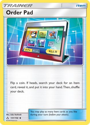 Order Pad (131) [SM - Ultra Prism] - Deck Out Gaming