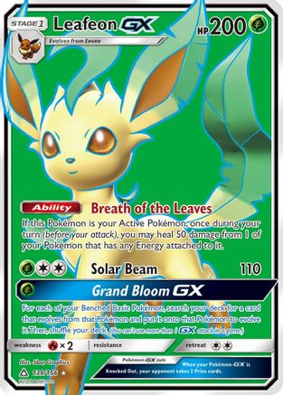 Leafeon GX (Full Art) (139) [SM - Ultra Prism] Holofoil - Deck Out Gaming