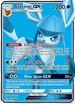Glaceon GX (Full Art) (141) [SM - Ultra Prism] Holofoil - Deck Out Gaming