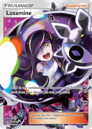 Lusamine (Full Art) (153) [SM - Ultra Prism] Holofoil - Deck Out Gaming