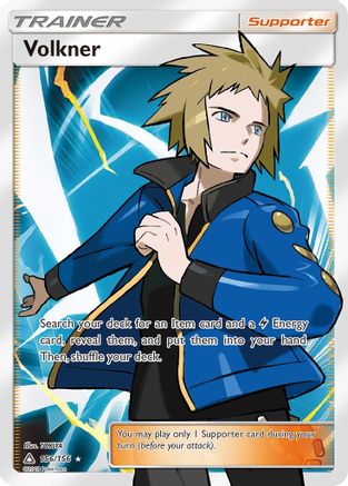 Volkner (Full Art) (156) [SM - Ultra Prism] Holofoil - Deck Out Gaming