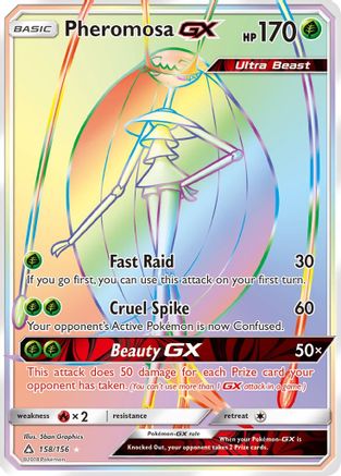 Pheromosa GX (Secret Rare) (158) [SM - Ultra Prism] - Deck Out Gaming