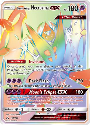 Dawn Wings Necrozma GX (Secret Rare) (161) [SM - Ultra Prism] Holofoil - Deck Out Gaming