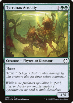 Tyrranax Atrocity (188) [Phyrexia: All Will Be One] - Deck Out Gaming