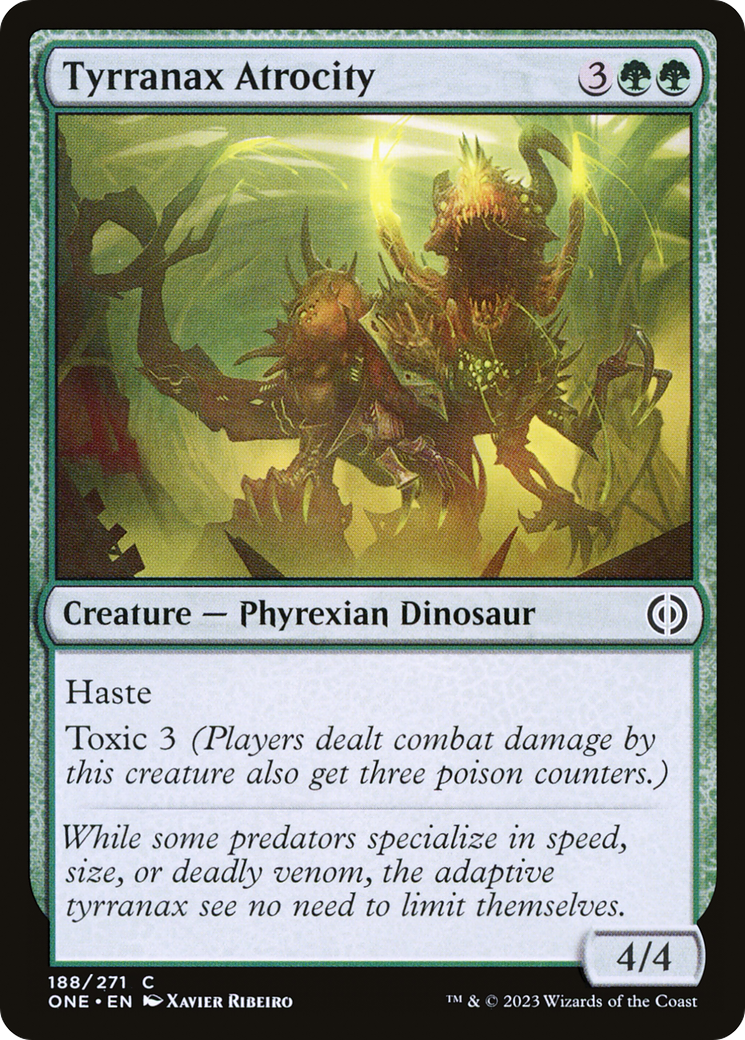 Tyrranax Atrocity (188) [Phyrexia: All Will Be One] - Deck Out Gaming