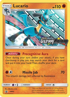 Lucario - SM95 (Prerelease) (SM95) [SM Promos] Holofoil - Deck Out Gaming