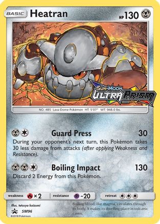 Heatran - SM96 (Prerelease) (SM96) [SM Promos] Holofoil - Deck Out Gaming