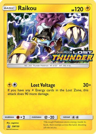 Raikou - SM150 (Prerelease) (SM150) [SM Promos] Holofoil - Deck Out Gaming