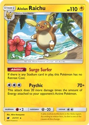 Alolan Raichu - 31/111 (SM Crimson Invasion) (31) [Deck Exclusives] - Deck Out Gaming