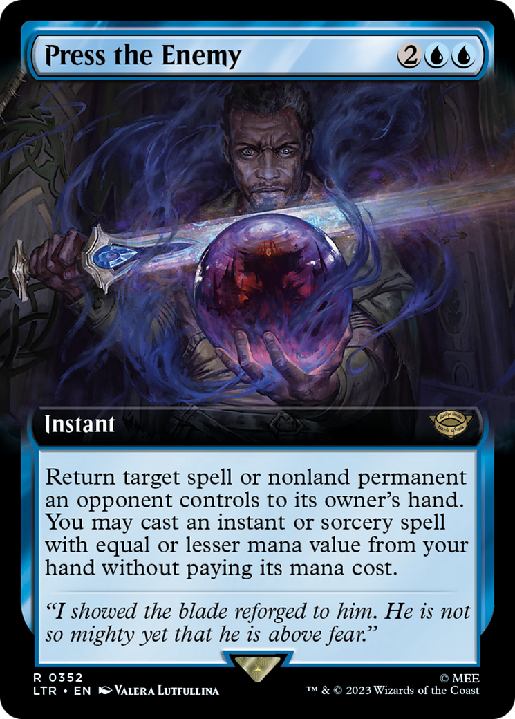 Press the Enemy (Extended Art) (352) [The Lord of the Rings: Tales of Middle-earth] - Deck Out Gaming