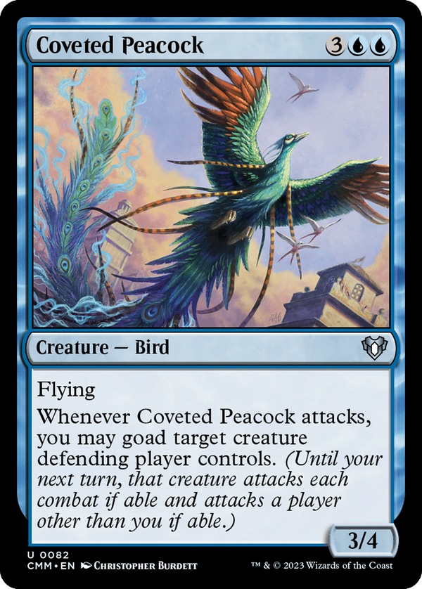Coveted Peacock (82) [Commander Masters] foil - Deck Out Gaming