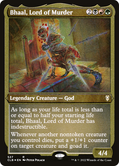 Bhaal, Lord of Murder (527) [Commander Legends: Battle for Baldur's Gate] etched - Deck Out Gaming