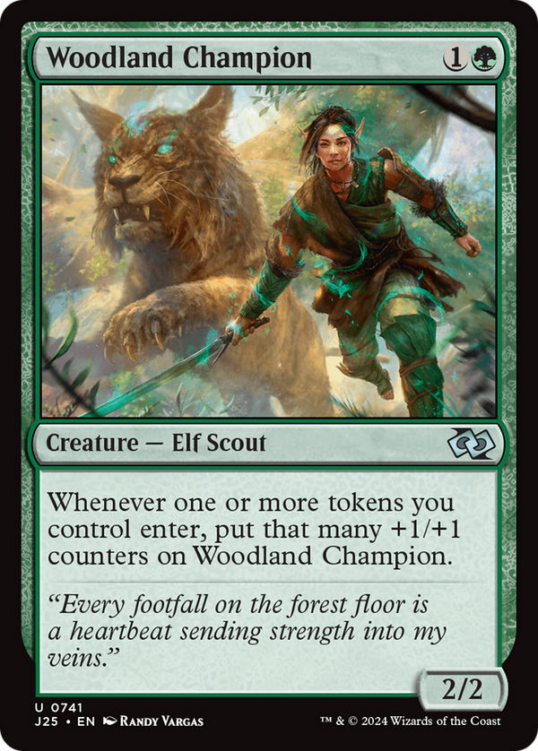 Woodland Champion (741) [Foundations Jumpstart] - Deck Out Gaming