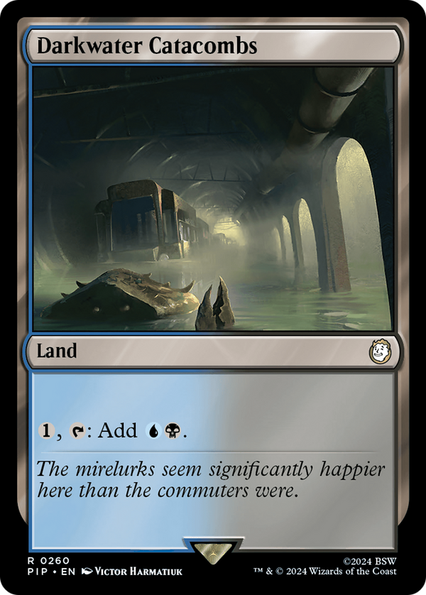 Darkwater Catacombs (260) [Fallout] foil - Deck Out Gaming