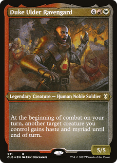 Duke Ulder Ravengard (531) [Commander Legends: Battle for Baldur's Gate] etched - Deck Out Gaming