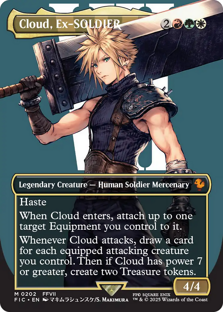 Cloud, Ex-SOLDIER (202) [Commander: FINAL FANTASY] foil - Deck Out Gaming
