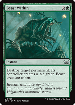 Beast Within (80) [Duskmourn: House of Horror Commander] - Deck Out Gaming