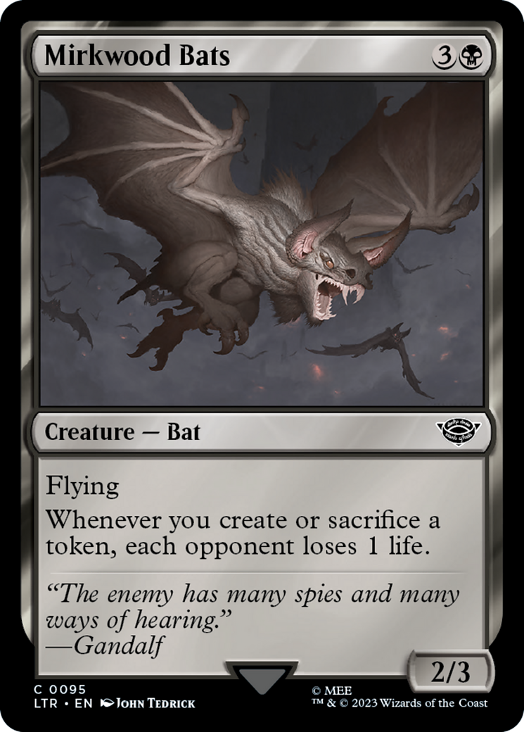 Mirkwood Bats (95) [The Lord of the Rings: Tales of Middle-earth] foil - Deck Out Gaming