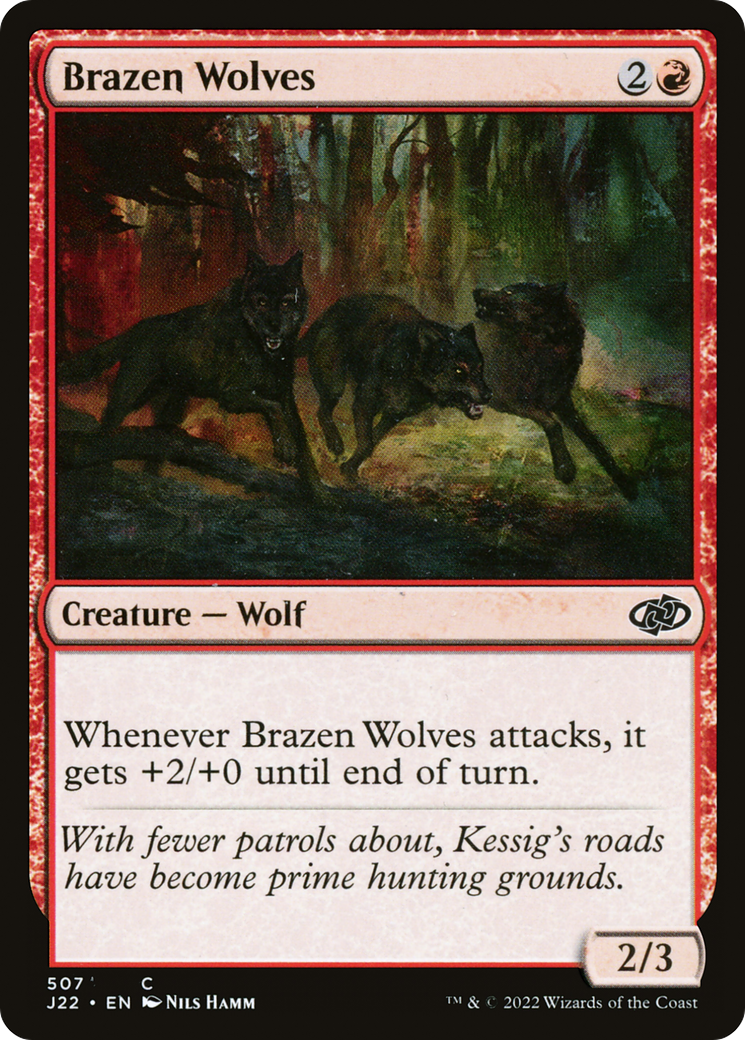 Brazen Wolves (507) [Jumpstart 2022] - Deck Out Gaming