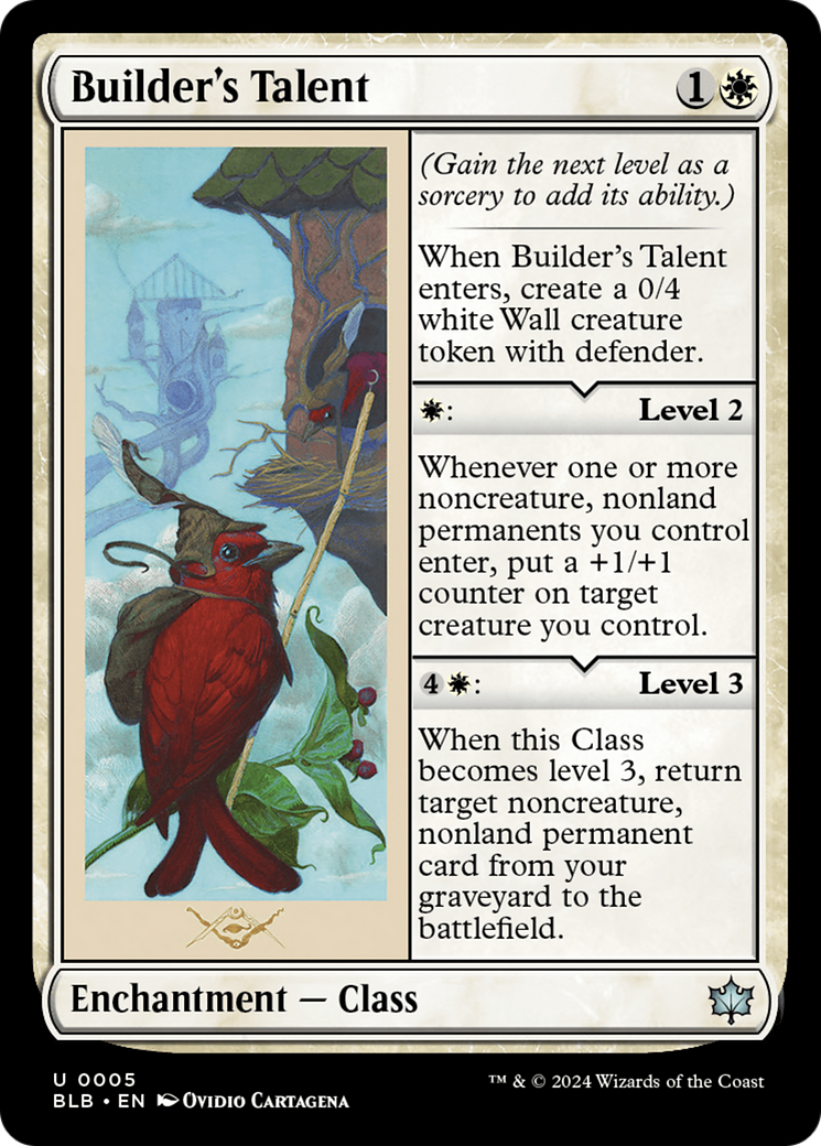 Builder's Talent (5) [Bloomburrow] - Deck Out Gaming
