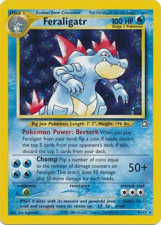Feraligatr (4) (4) [Neo Genesis] Unlimited Holofoil - Deck Out Gaming