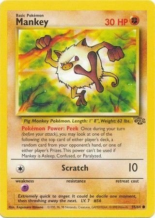 Mankey (55) [Jungle] Unlimited - Deck Out Gaming