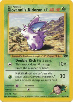 Giovanni's Nidoran M (76) [Gym Challenge] Unlimited - Deck Out Gaming