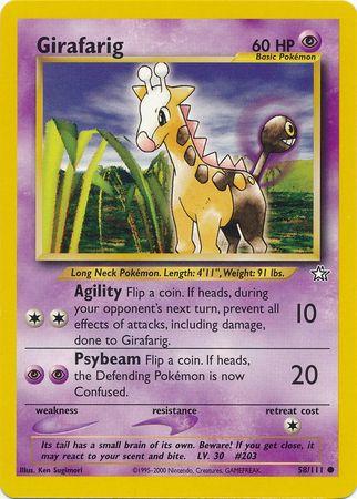 Girafarig (58) [Neo Genesis] Unlimited - Deck Out Gaming