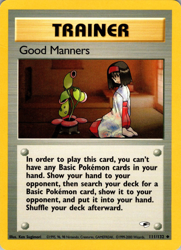 Good Manners (111) [Gym Heroes] Unlimited - Deck Out Gaming