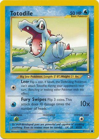 Totodile (81) (81) [Neo Genesis] Unlimited - Deck Out Gaming