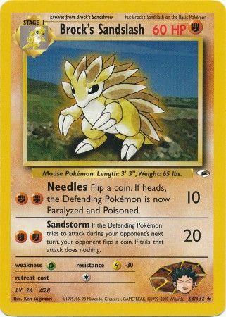 Brock's Sandslash (23) [Gym Heroes] Unlimited - Deck Out Gaming
