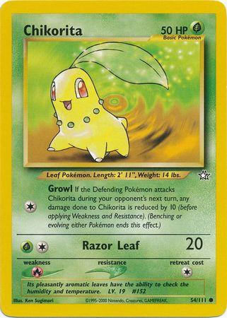Chikorita (54) (54) [Neo Genesis] Unlimited - Deck Out Gaming
