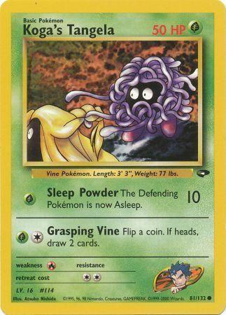 Koga's Tangela (81) [Gym Challenge] Unlimited - Deck Out Gaming
