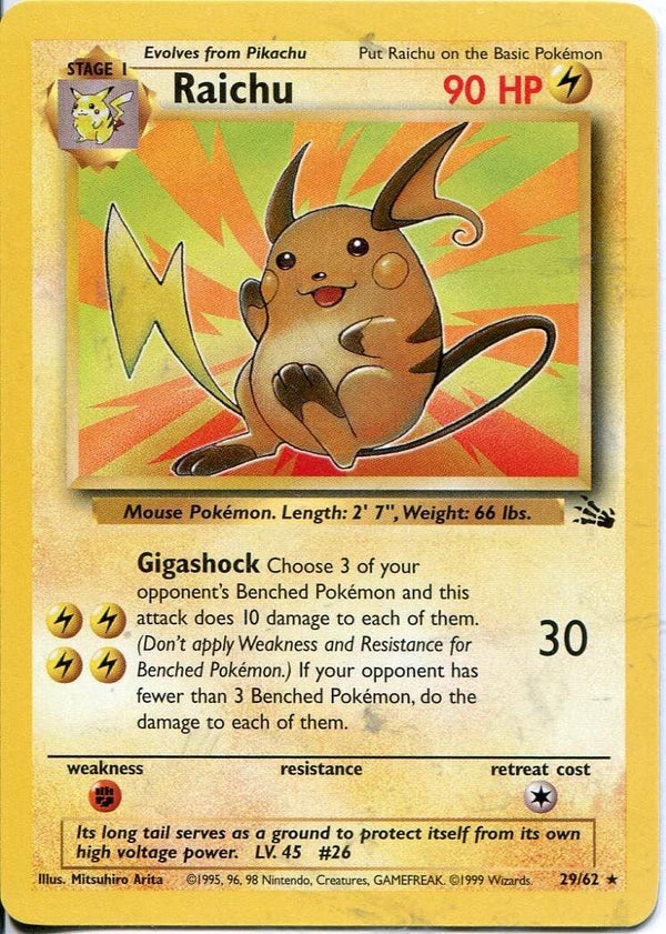 Raichu (29) (29) [Fossil] Unlimited - Deck Out Gaming