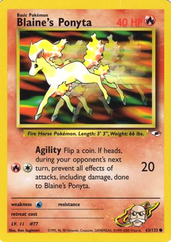 Blaine's Ponyta (63) [Gym Heroes] Unlimited - Deck Out Gaming