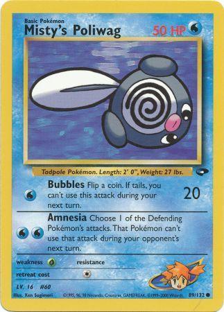 Misty's Poliwag (89) [Gym Challenge] Unlimited - Deck Out Gaming