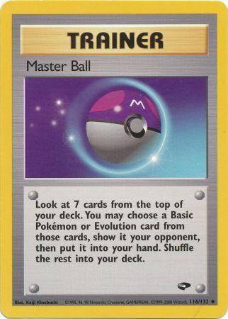 Master Ball (116) [Gym Challenge] Unlimited - Deck Out Gaming