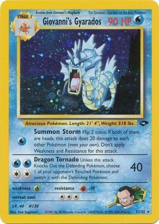 Giovanni's Gyarados (5) [Gym Challenge] Unlimited Holofoil - Deck Out Gaming